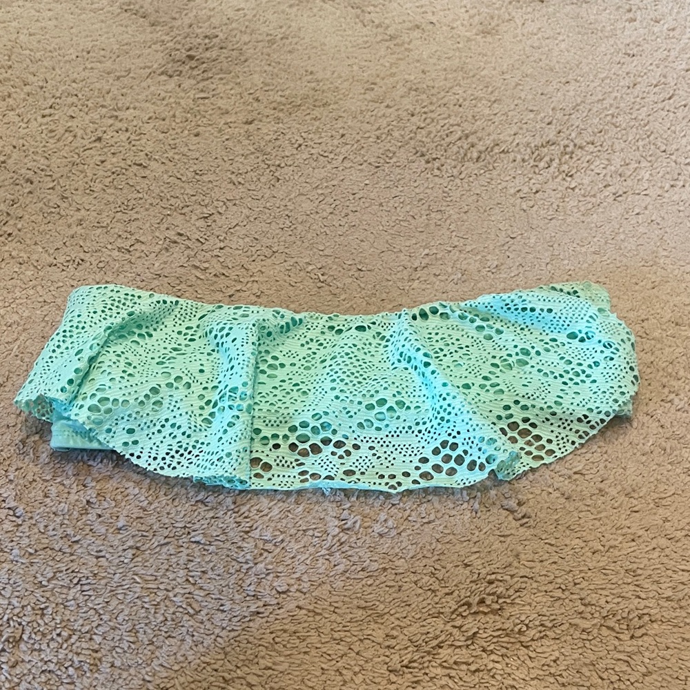 Mossimo Supply Co. Mint Green Lace Bikini Top